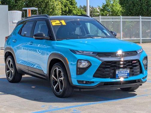 Oasis Blue 2021 Chevrolet Trailblazer RS