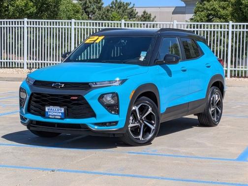 Oasis Blue 2021 Chevrolet Trailblazer RS