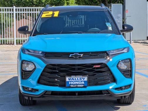 Oasis Blue 2021 Chevrolet Trailblazer RS