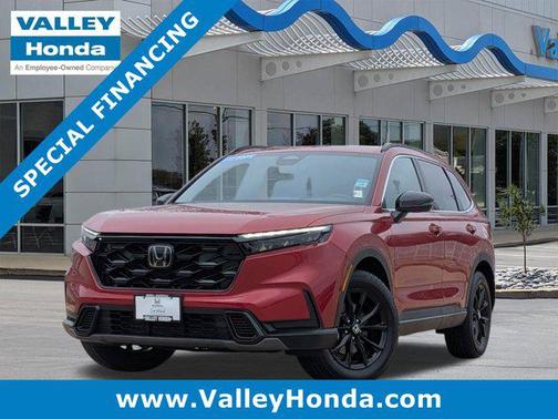 Radiant Red Metallic 2025 Honda CR-V Hybrid Sport AWD