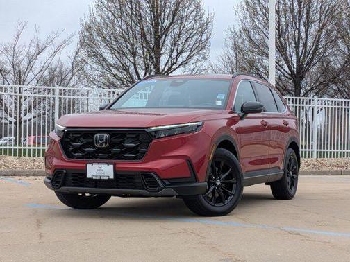 Radiant Red Metallic 2025 Honda CR-V Hybrid Sport AWD