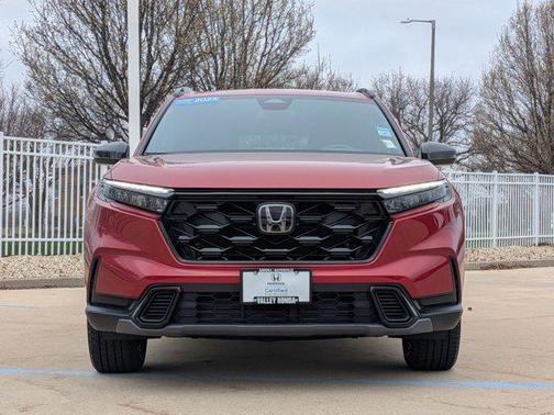 Radiant Red Metallic 2025 Honda CR-V Hybrid Sport AWD