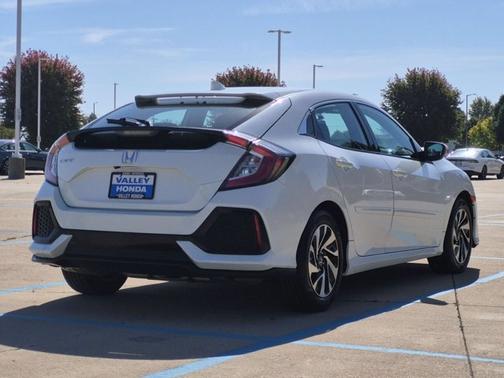 White 2017 Honda Civic LX