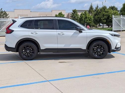 Platinum White Pearl 2024 Honda CR-V Hybrid Sport AWD