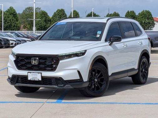 Platinum White Pearl 2024 Honda CR-V Hybrid Sport AWD