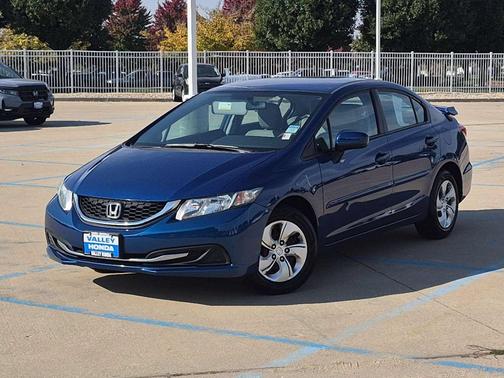 Dyno Blue Pearl 2015 Honda Civic LX