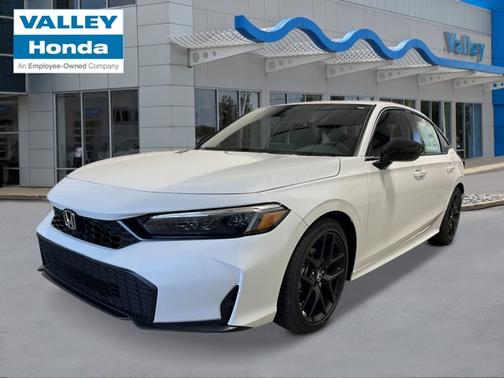 Platinum White Pearl 2026 Honda Civic Sport