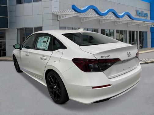 Platinum White Pearl 2026 Honda Civic Sport