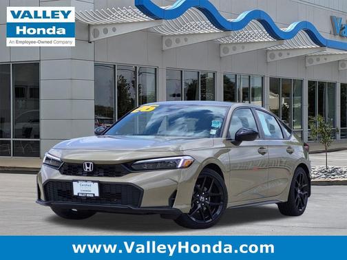 Beige 2026 Honda Civic Sport