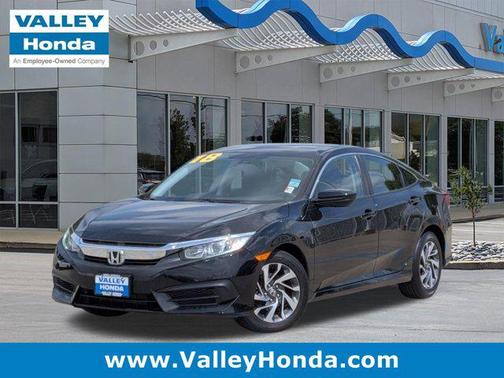 Crystal Black Pearl 2018 Honda Civic EX