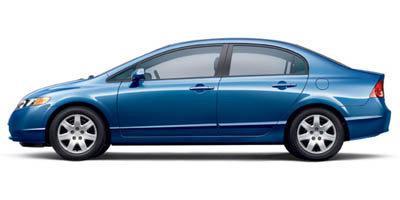 Gold 2007 Honda Civic LX