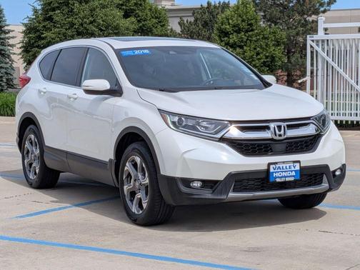 White Diamond Pearl 2018 Honda CR-V EX