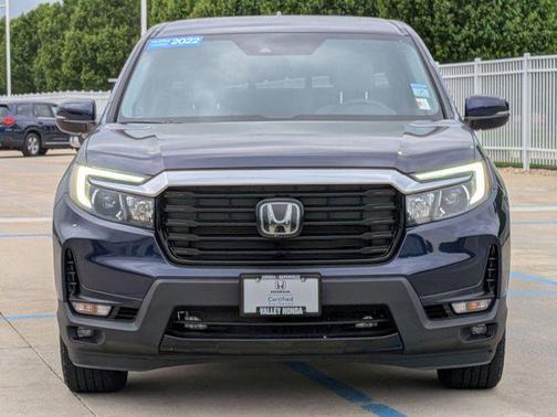 Obsidian Blue Pearl 2022 Honda Ridgeline RTL-E