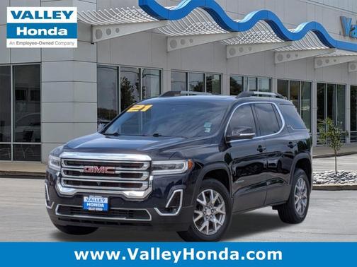 Midnight Blue Metallic 2021 GMC Acadia AWD SLT