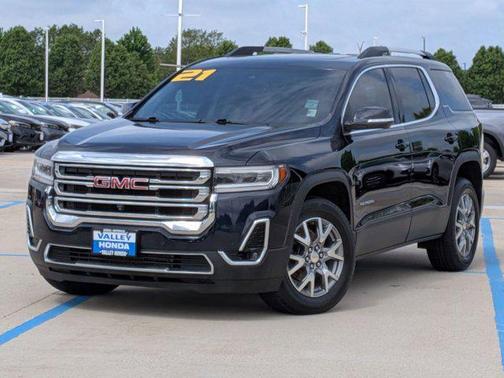 Midnight Blue Metallic 2021 GMC Acadia AWD SLT