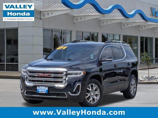 Midnight Blue Metallic 2021 GMC Acadia AWD SLT