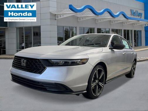 Solar Silver Metallic 2026 Honda Accord Hybrid Sport