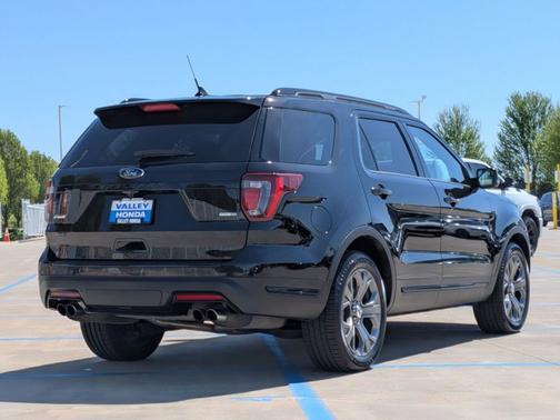 Shadow Black 2018 Ford Explorer Sport
