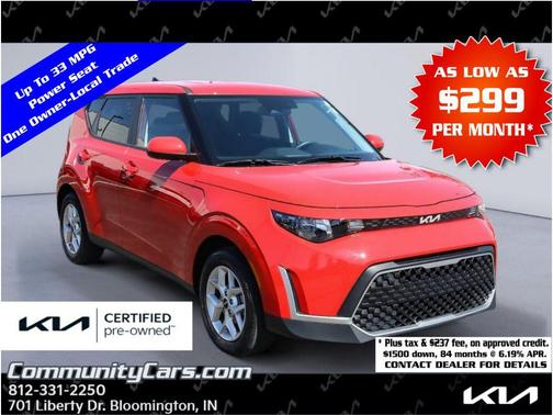 Inferno Red 2024 Kia Soul S