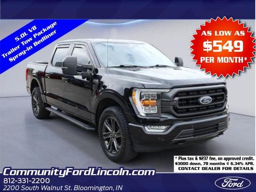 Agate Black Metallic 2021 Ford F-150 XLT