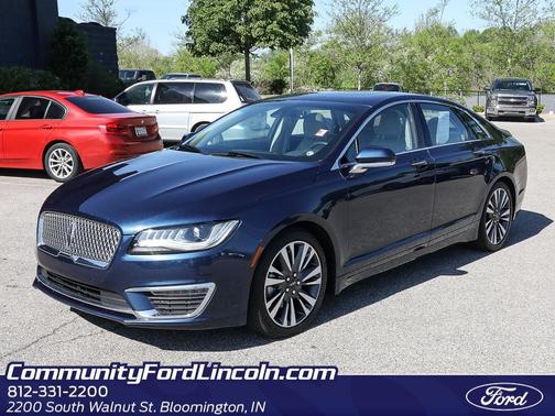 Midnight Sapphire Blue Metallic 2017 Lincoln MKZ Hybrid Reserve