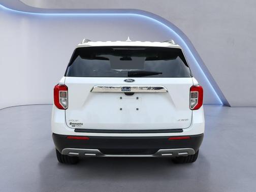 Star White Metallic Tri-Coat 2023 Ford Explorer XLT