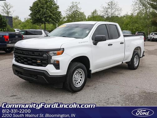 Summit White 2023 Chevrolet Silverado 1500 WT