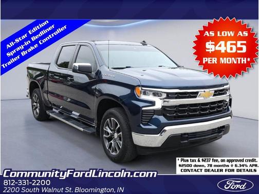 Northsky Blue Metallic 2022 Chevrolet Silverado 1500 LT