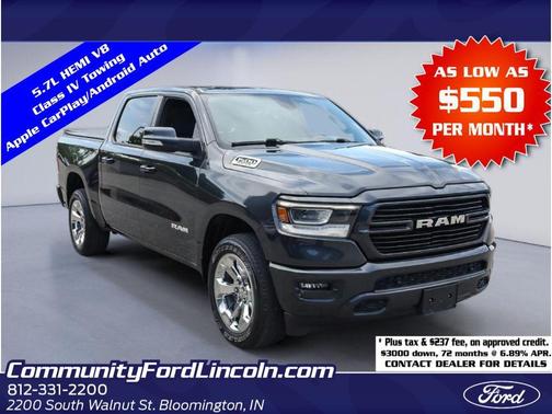 Maximum Steel Metallic Clearcoat 2019 RAM 1500 Big Horn