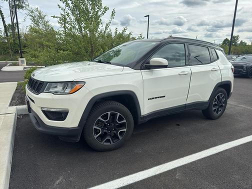 White Clearcoat 2020 Jeep Compass Latitude