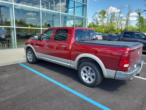 Inferno Red Crystal PC/Light Greystone PC 2009 Dodge Ram 1500 Laramie Crew Cab