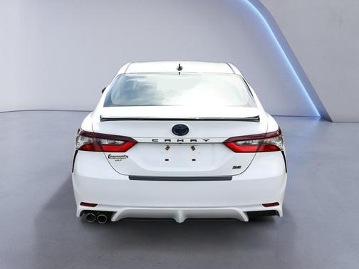 White 2022 Toyota Camry Nightshade Edition Hybrid