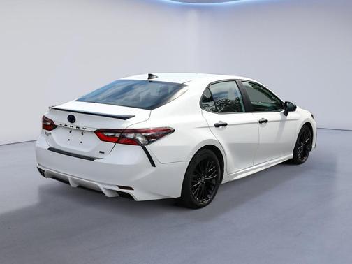 White 2022 Toyota Camry Nightshade Edition Hybrid