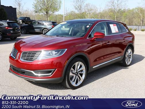 Ruby Red Metallic Tinted Clearcoat 2018 Lincoln MKX Reserve