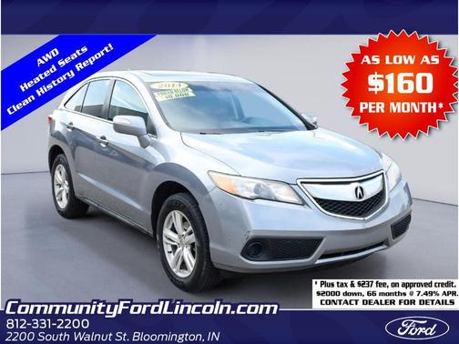 Forged Silver Metallic 2014 Acura RDX Base