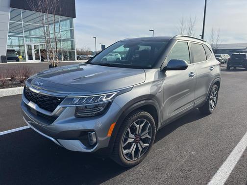 Steel Gray 2023 Kia Seltos SX Turbo