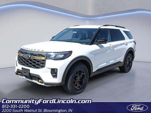 Star White Metallic Tri-Coat 2026 Ford Explorer Tremor