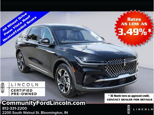 Infinite Black Metallic Clearcoat 2024 Lincoln Nautilus Premiere