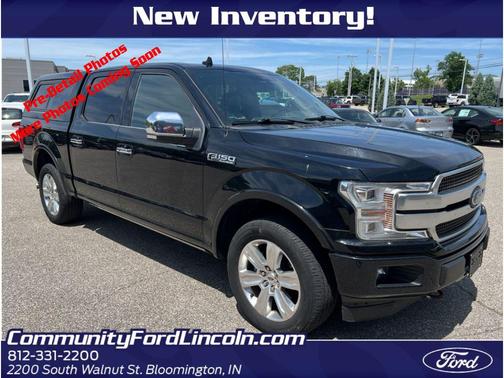 Shadow Black 2018 Ford F-150 Platinum