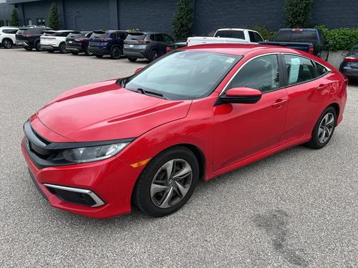 Rallye Red 2019 Honda Civic LX