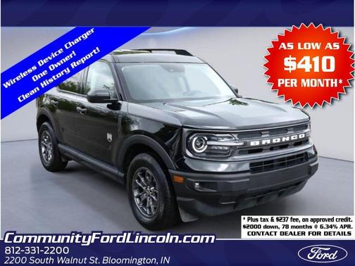 Shadow Black 2023 Ford Bronco Sport Big Bend