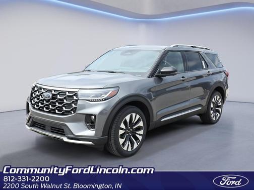Carbonized Gray Metallic 2026 Ford Explorer Platinum
