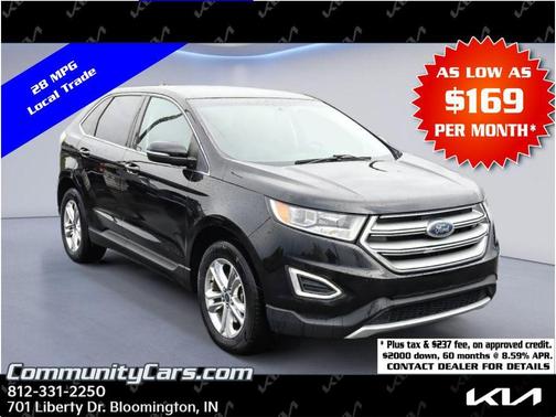 Shadow Black 2016 Ford Edge SEL