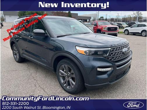 Stone Blue Metallic 2023 Ford Explorer XLT