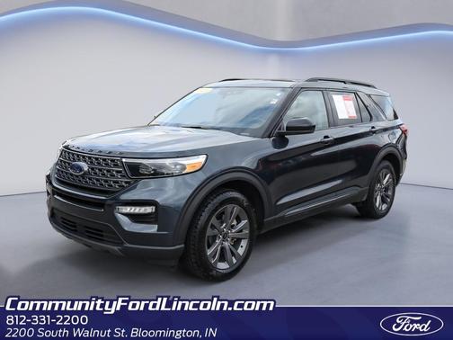 Stone Blue Metallic 2023 Ford Explorer XLT