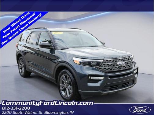 Stone Blue Metallic 2023 Ford Explorer XLT