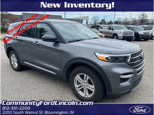 Carbonized Gray Metallic 2022 Ford Explorer XLT