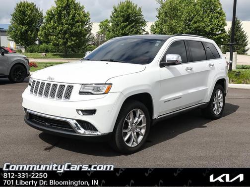 Bright White Clearcoat 2016 Jeep Grand Cherokee Summit