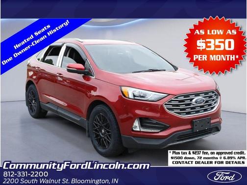 Rapid Red Metallic Tinted Clearcoat 2020 Ford Edge SEL
