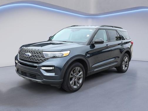 Stone Blue Metallic 2024 Ford Explorer XLT